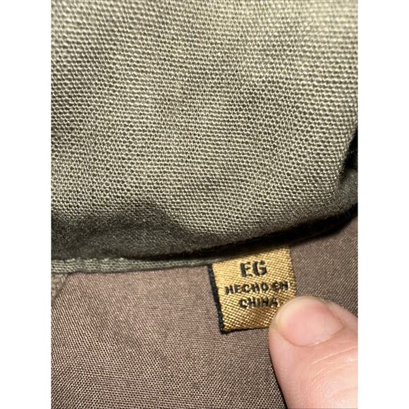 Men Military Jacket extra large by Levi's inspired Green collar hoody VTG - Picture 8 of 11